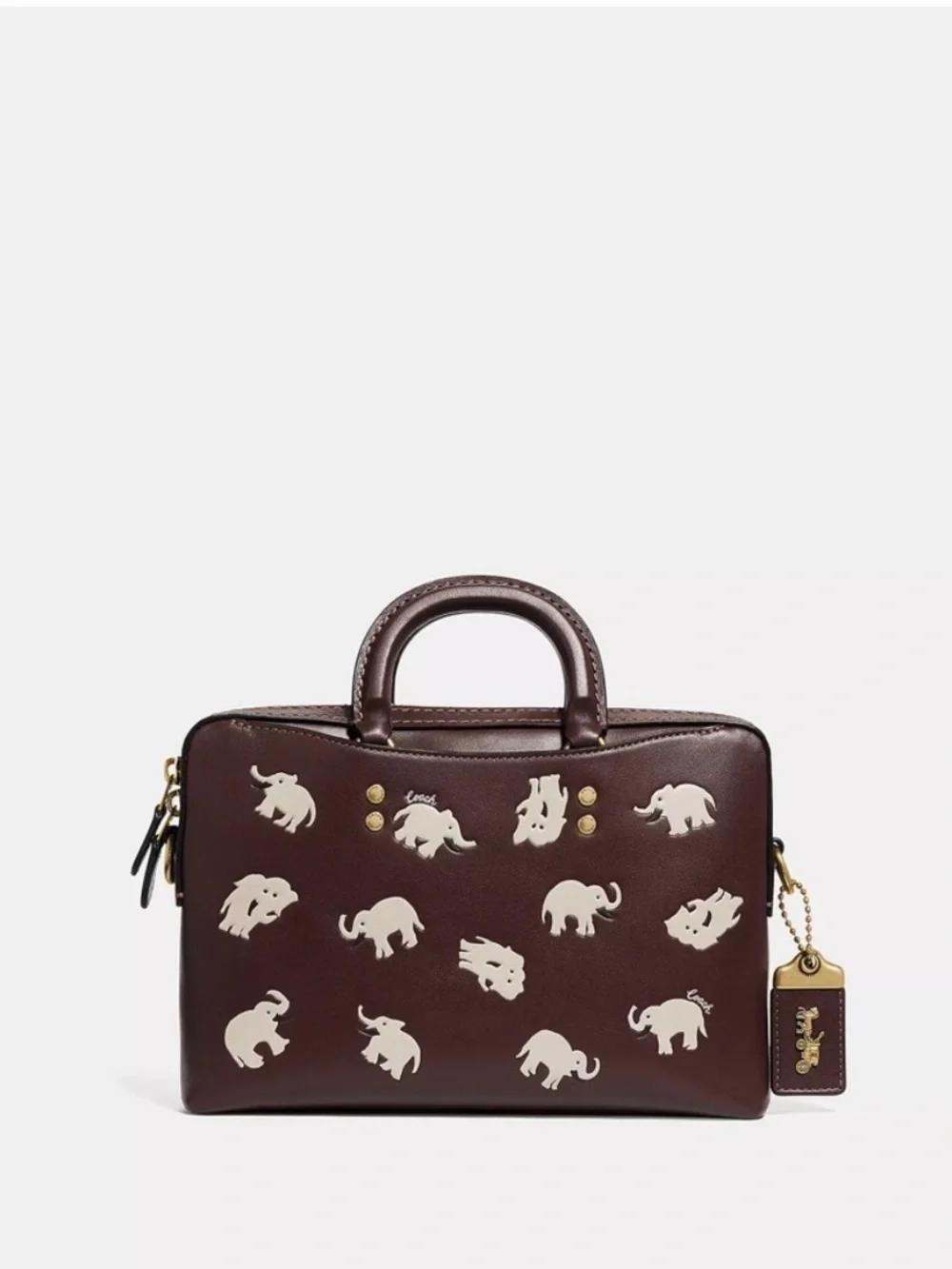 Coach Rogue Slim Brief 25 Elephant print